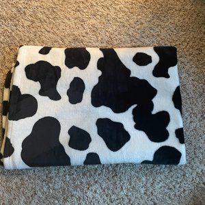 Cow print blanket